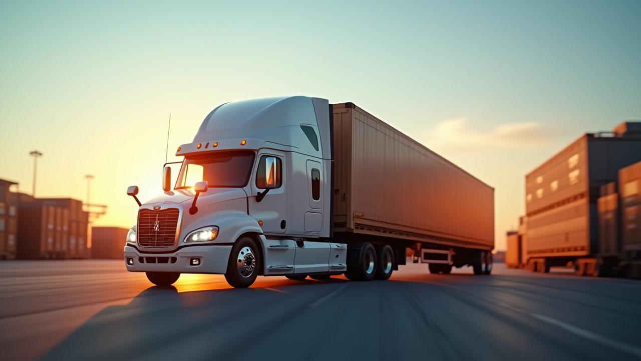 Logistics professional inspecting consolidated freight in Savannah